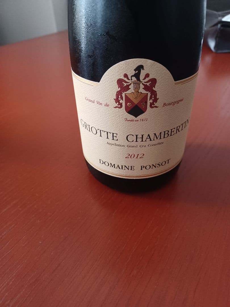 ワイン Griotte Chambertin 2012 Ponsot