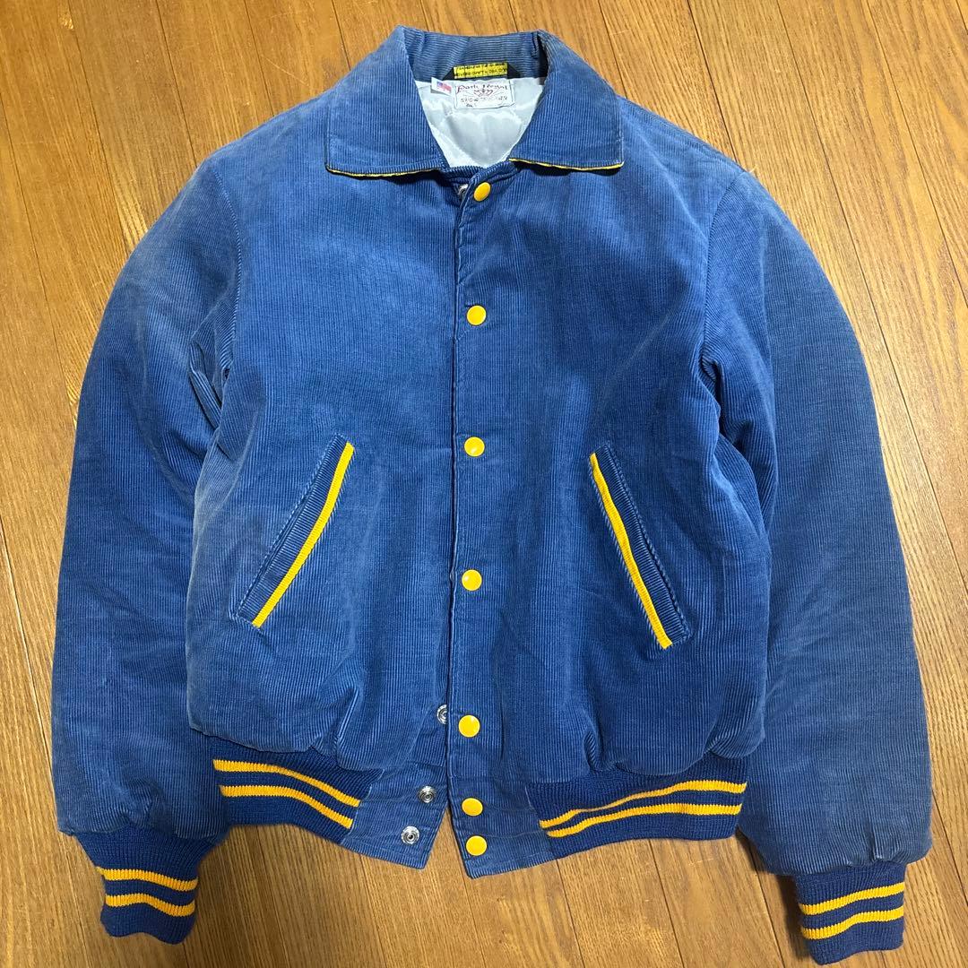 50s-60s Park Regal コーデュロイ スタジャン 青