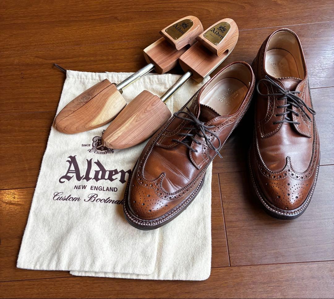 Alden 97873 ホーウィン クロムエクセル ヌメ革 US8h