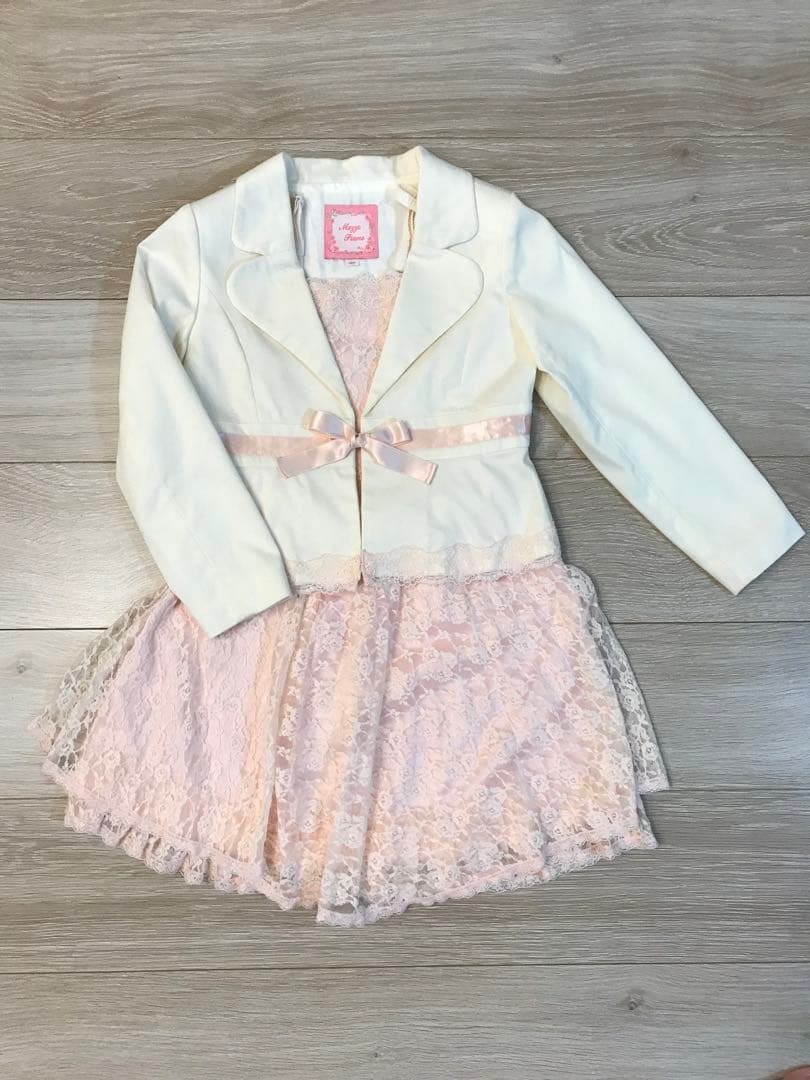 美品　2着セット　 メゾピアノ　フォーマル　スーツ　双子　120