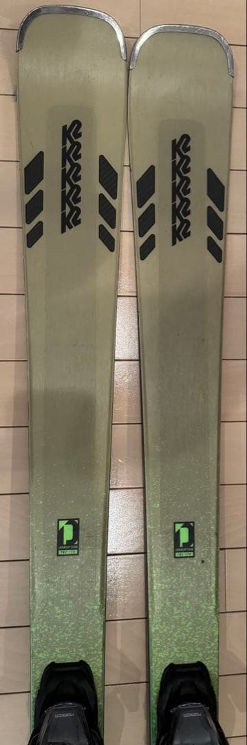 K2 スキー板 DISRUPTION 78C グリーン/ブラックビンディング付