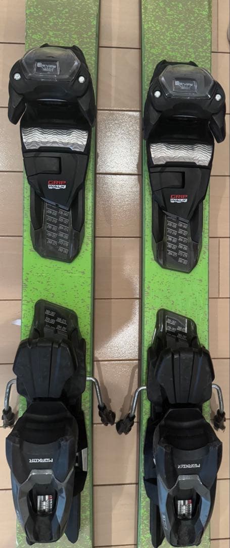 K2 スキー板 DISRUPTION 78C グリーン/ブラックビンディング付