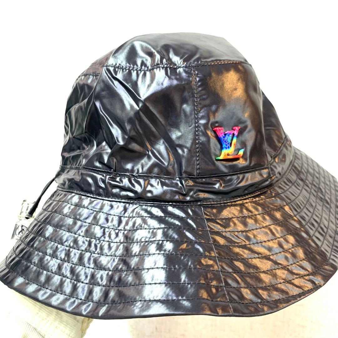 ルイヴィトン　レインボーLVロゴ　ボブ　トランスフォーマブルハット MP2877
