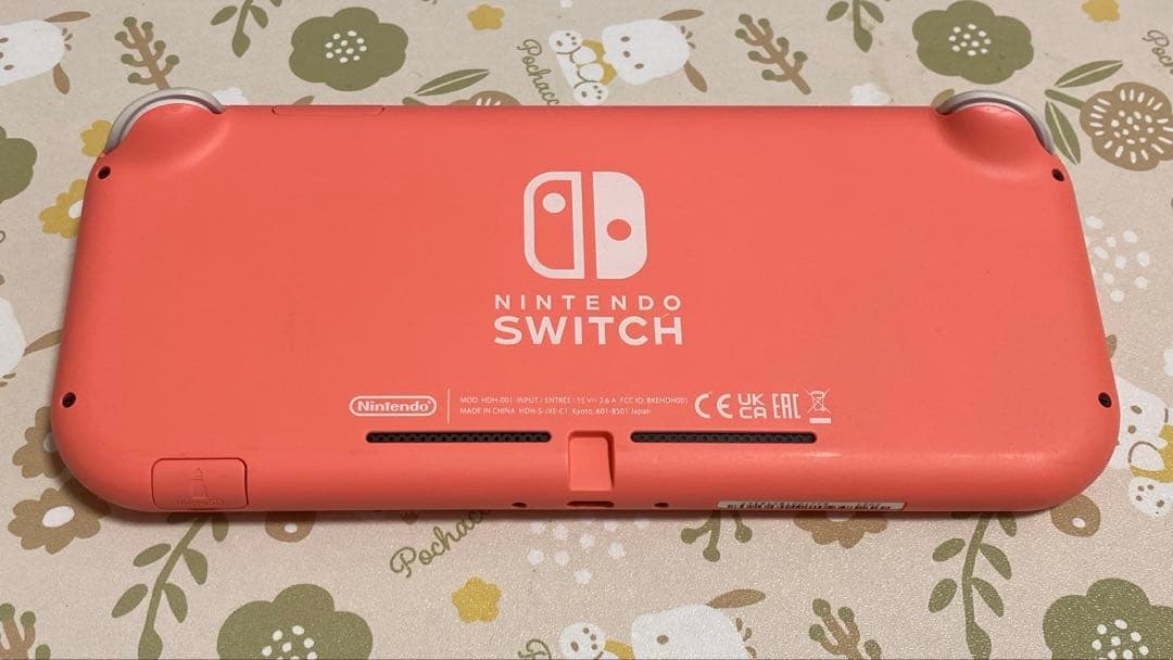 switchライトコーラルピンク本体