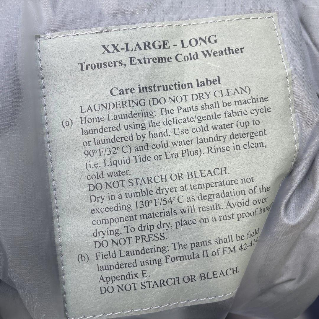 デッドストック　米軍 実物　ECWCS Gen3 Level 7パンツ　XXL