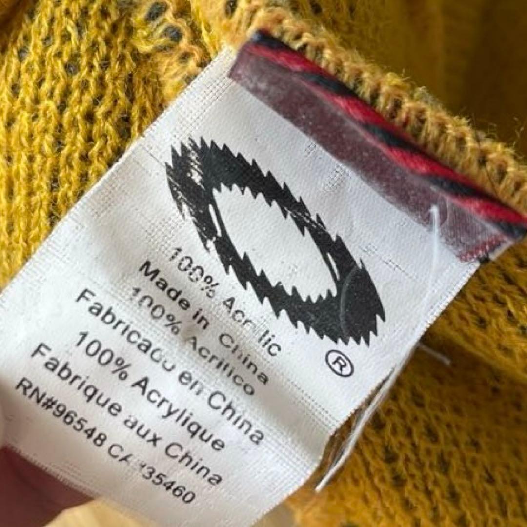 90s　オールド　オークリー　赤タグ　ニット帽　グレー　帽子　ビーニー　テック