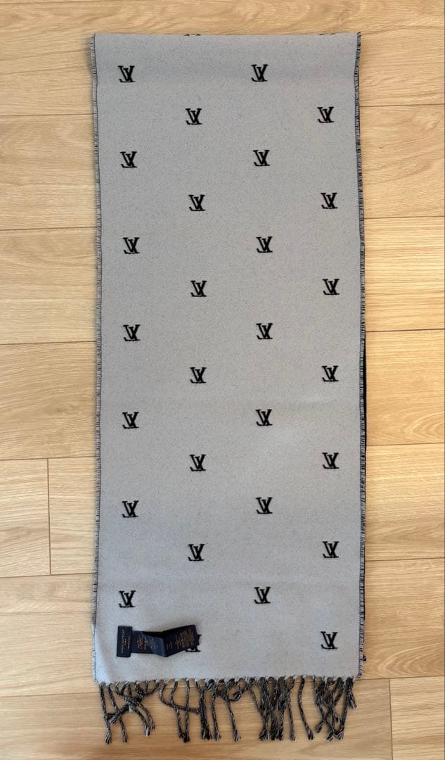 LOUIS VUITTON マフラー ブラゾン ブラック