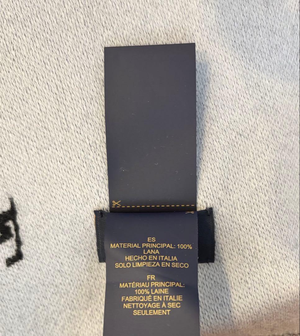 LOUIS VUITTON マフラー ブラゾン ブラック