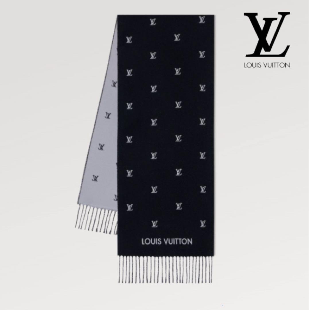 LOUIS VUITTON マフラー ブラゾン ブラック
