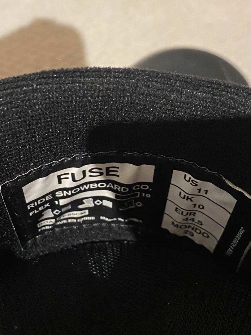 RIDE FUSE スノーボードブーツ BOAシステム