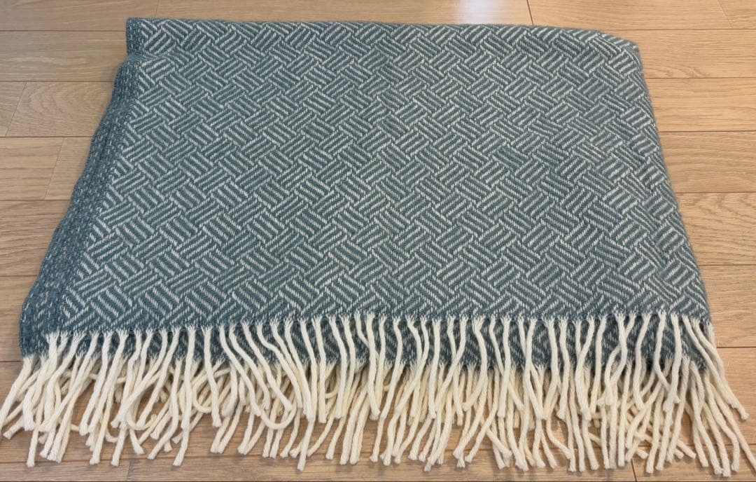 クリッパン KLIPPAN ブランケット ラムウール100％スローケット 未使用