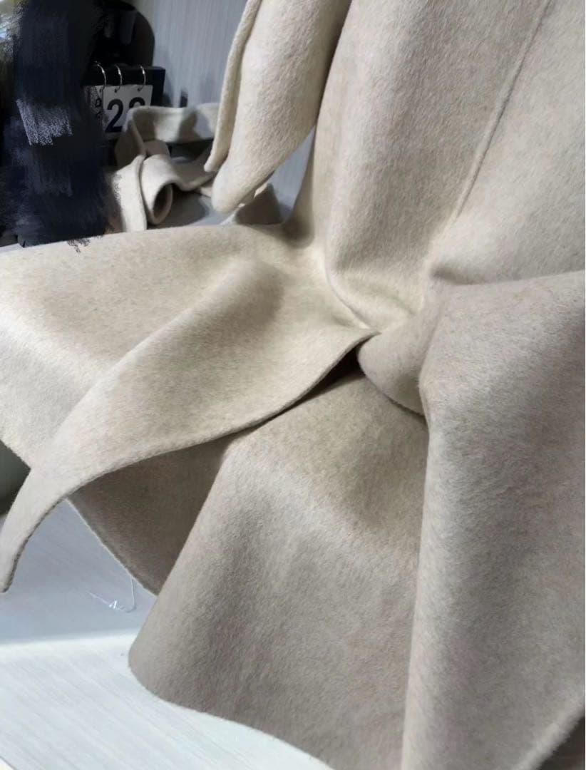 新品チェスターコート ロングコート アウター レディース ベルト付き ゆるコート