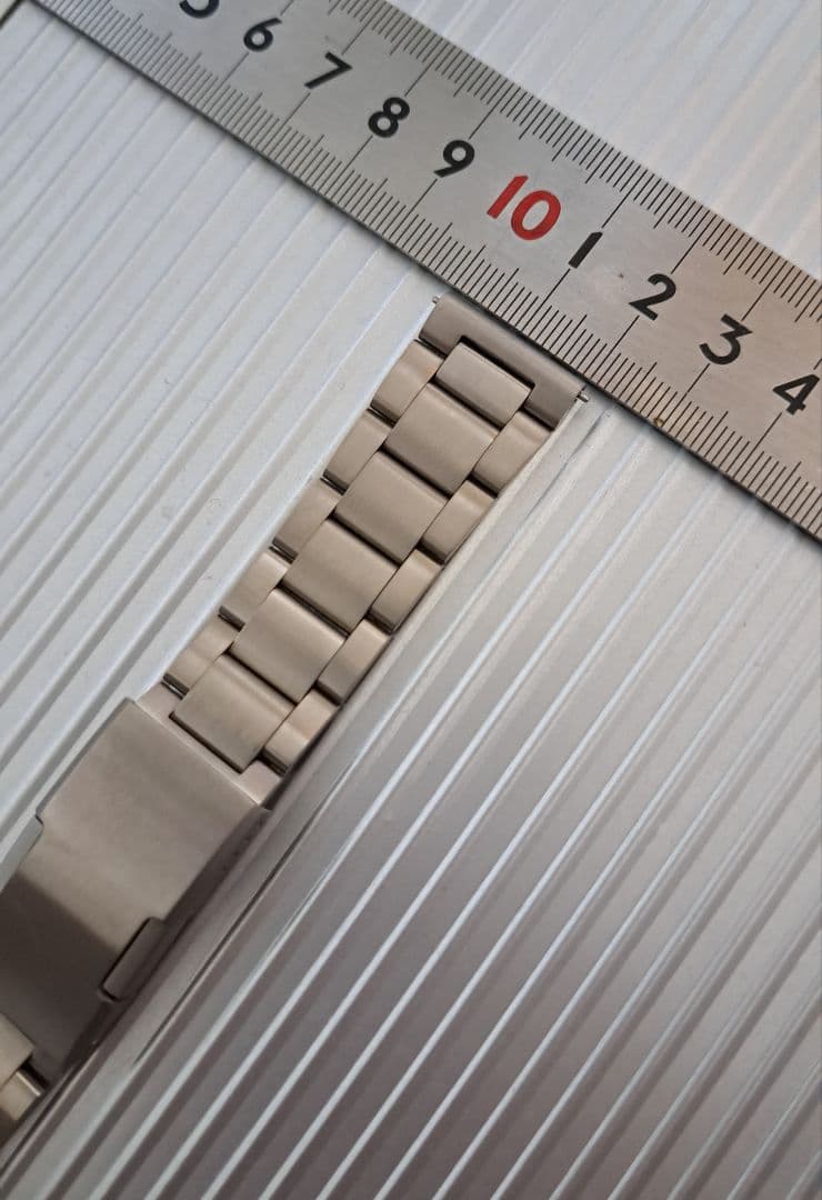 取り付け幅20㎜　タイコノート　MiLTAT　チタン3連ブレス