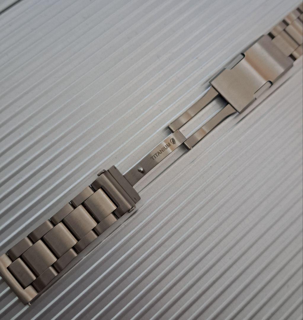 取り付け幅20㎜　タイコノート　MiLTAT　チタン3連ブレス