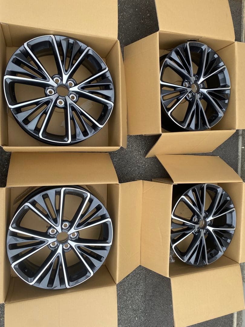 60プリウス　純正　アルミホイール4本　新車外し