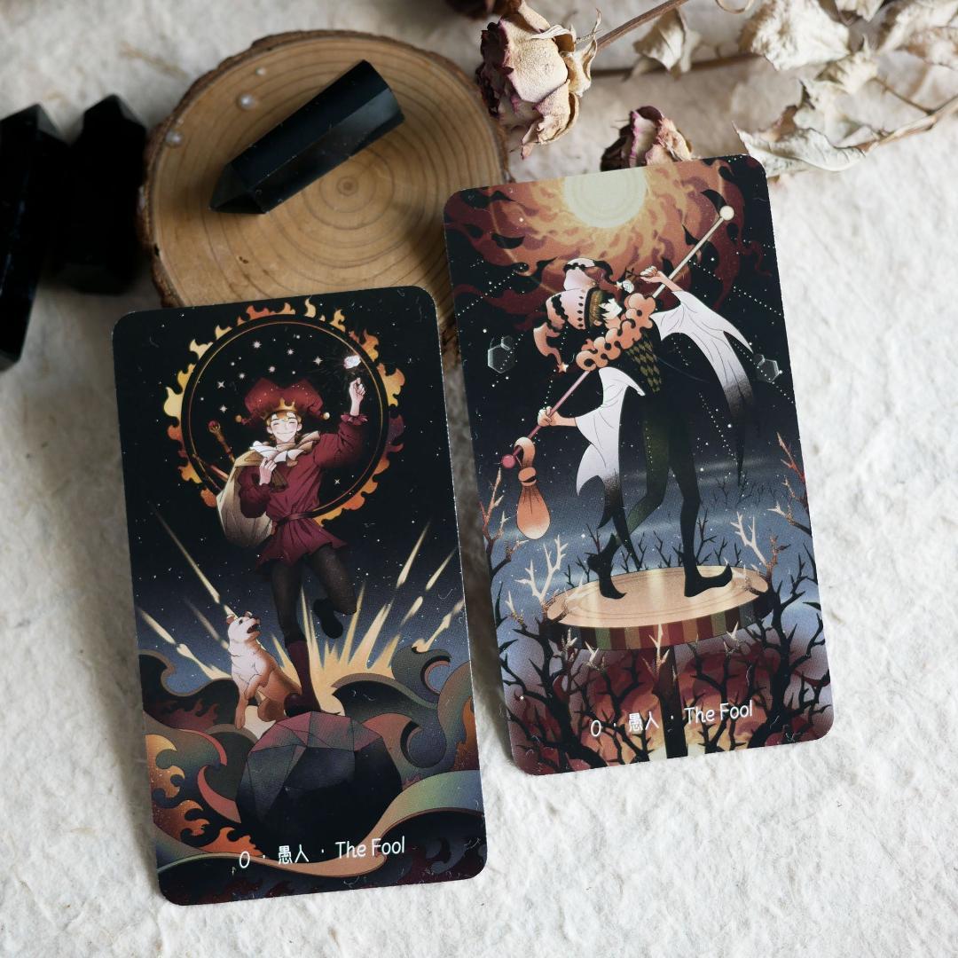 【正規品タロットカード】希少海外インディーズ✨夜を照らす星々の星月夜タロット