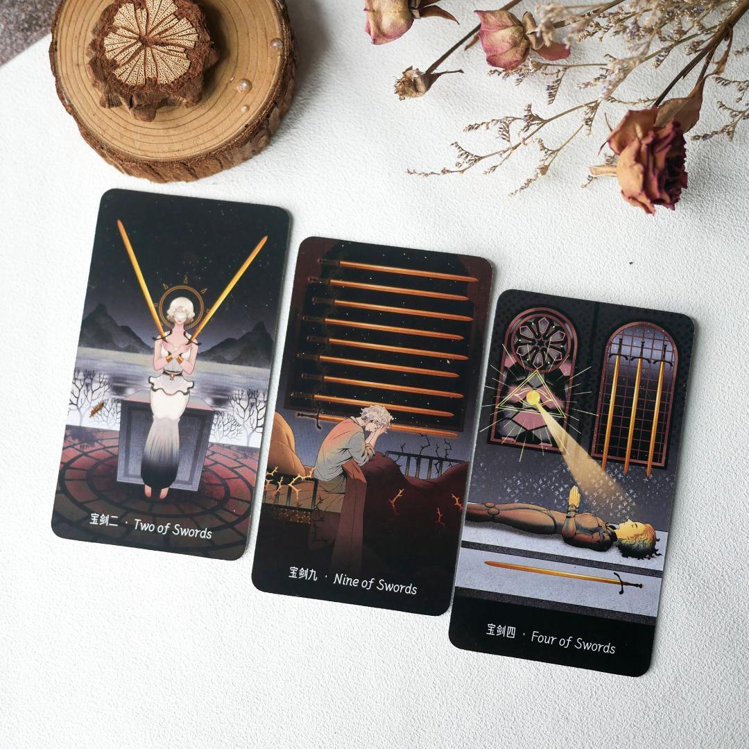 【正規品タロットカード】希少海外インディーズ✨夜を照らす星々の星月夜タロット