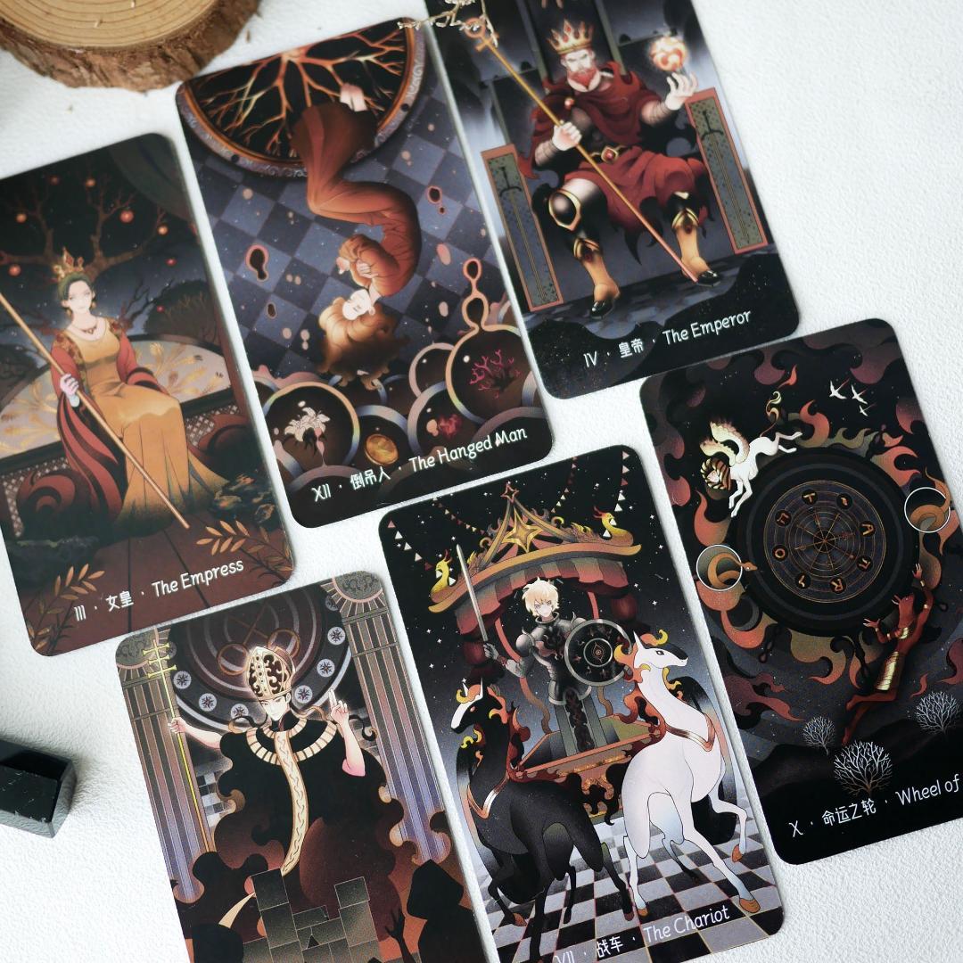 【正規品タロットカード】希少海外インディーズ✨夜を照らす星々の星月夜タロット