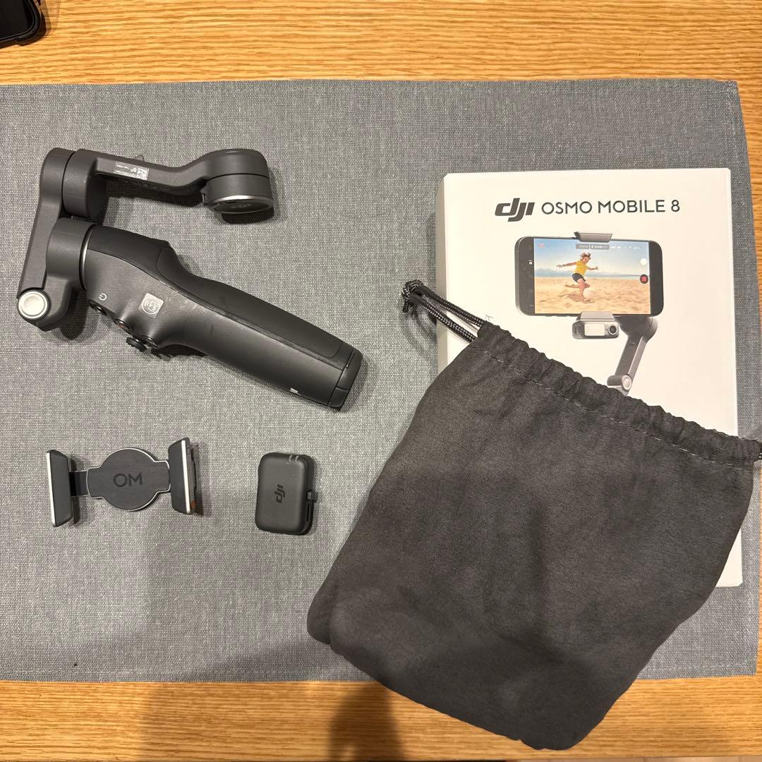 DJI Osmo Mobile 8 スマホ ジンバル　箱、付属品完備