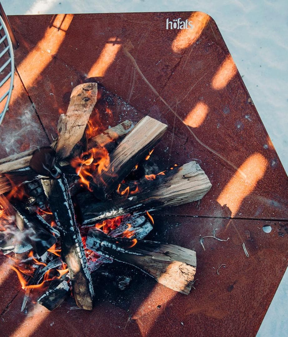 ファイヤーピット　höfats 六角形焚き火台