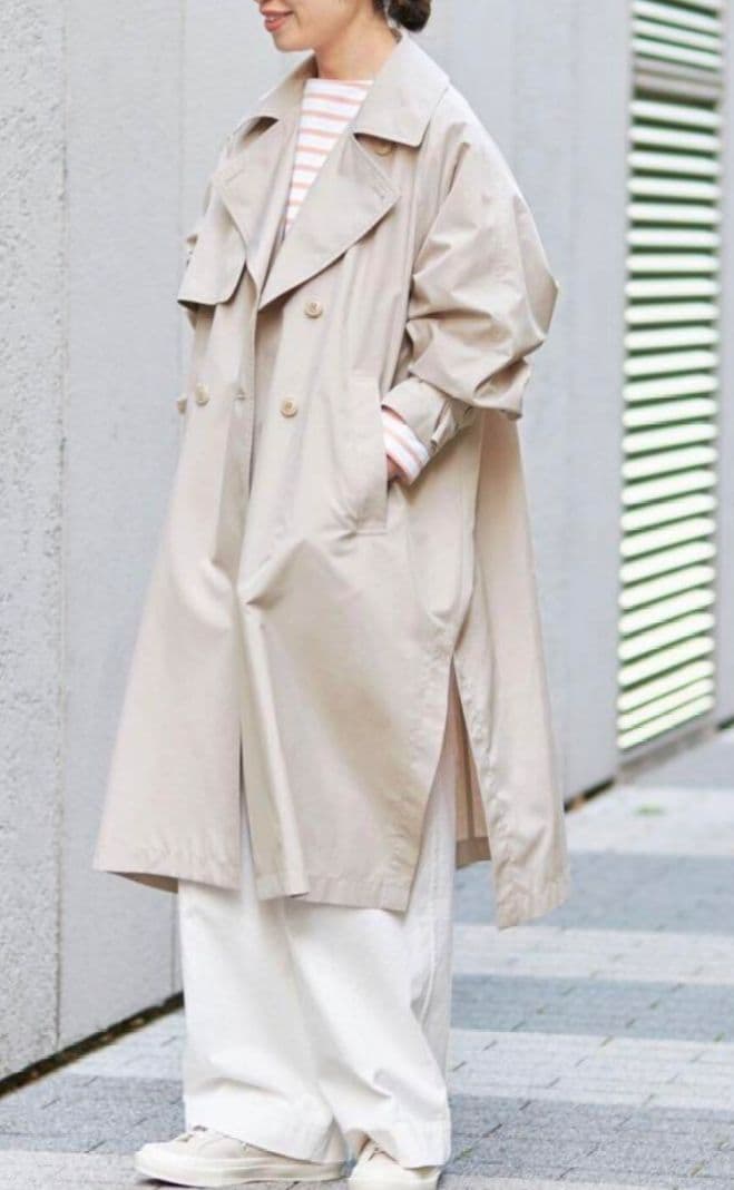 最終値下☆新品未使用☆IENAポプリントレンチコート