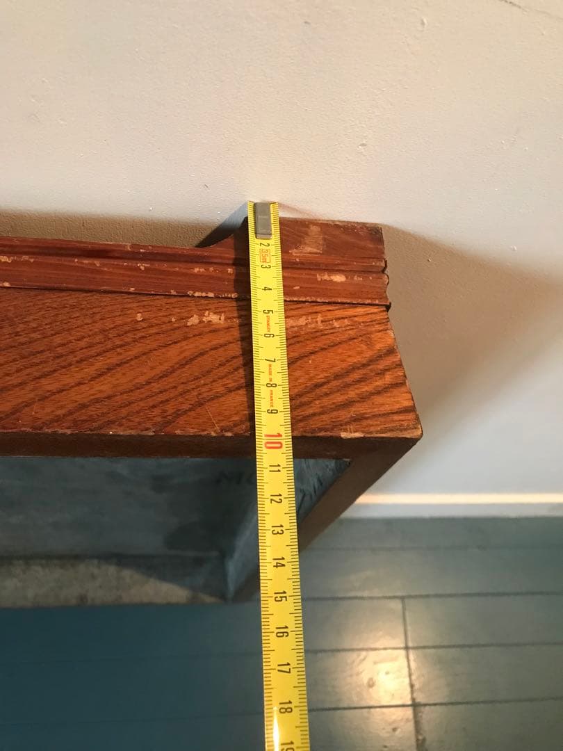 blue gray出品　レトロな木製植物台と味わい木箱