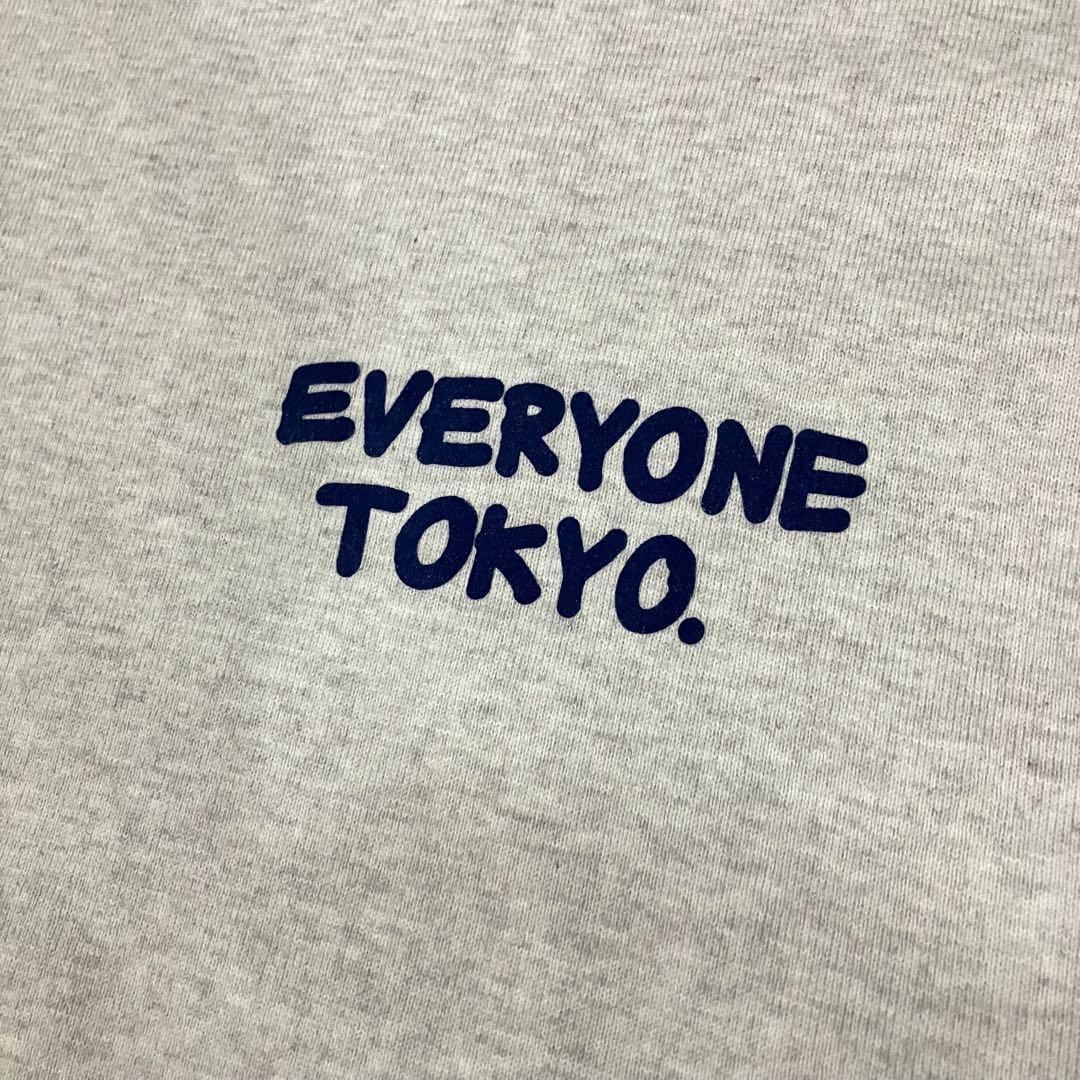 everyone j.30000 logo L/S Tee ロンT L グレー