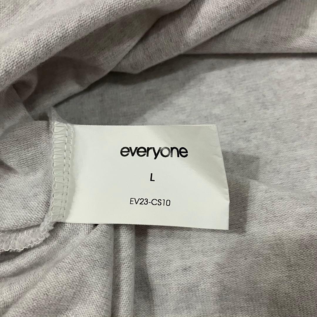 everyone j.30000 logo L/S Tee ロンT L グレー