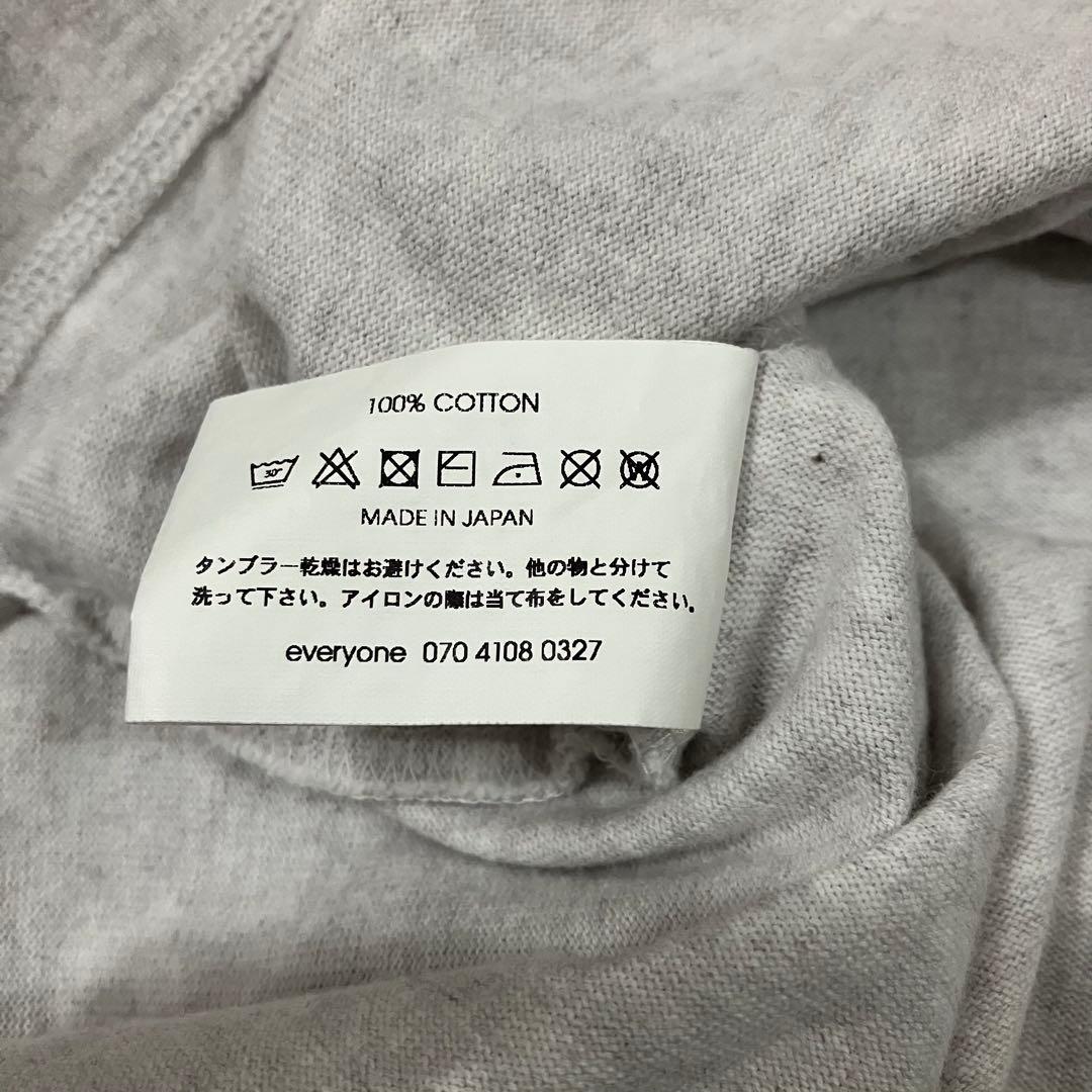 everyone j.30000 logo L/S Tee ロンT L グレー