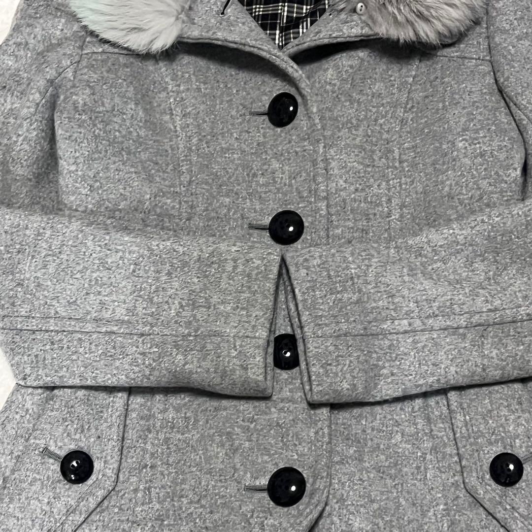 極美品BLUELABEL ブルーレーベルクレストブリッジ コート スタンドカラー