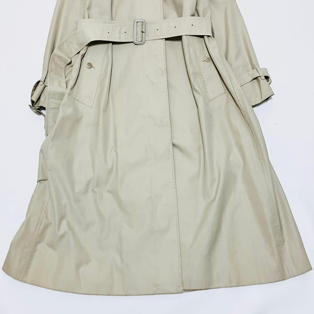 バーバリーズ ベルト付 トレンチ ノバチェック ベージュ ステンカラーコート