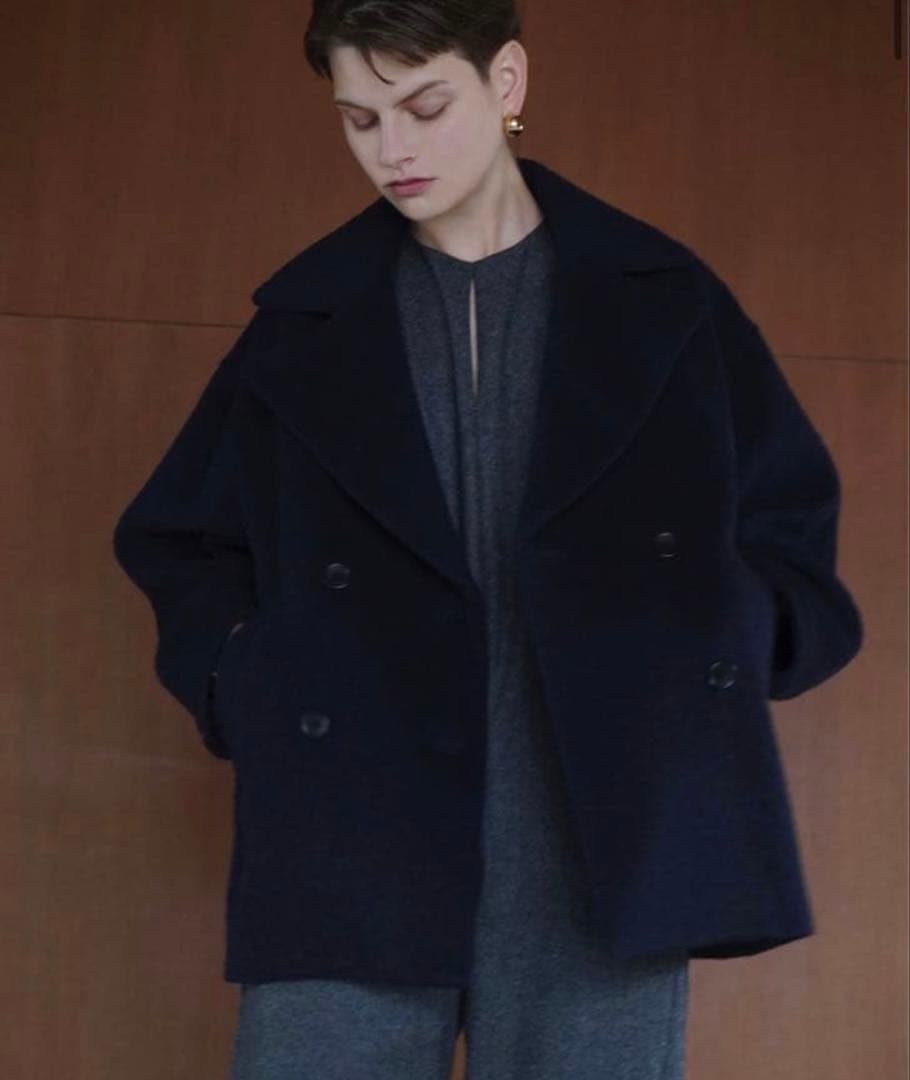 ジャケット・アウター CLANE / OVER LINE DOUBLE COAT