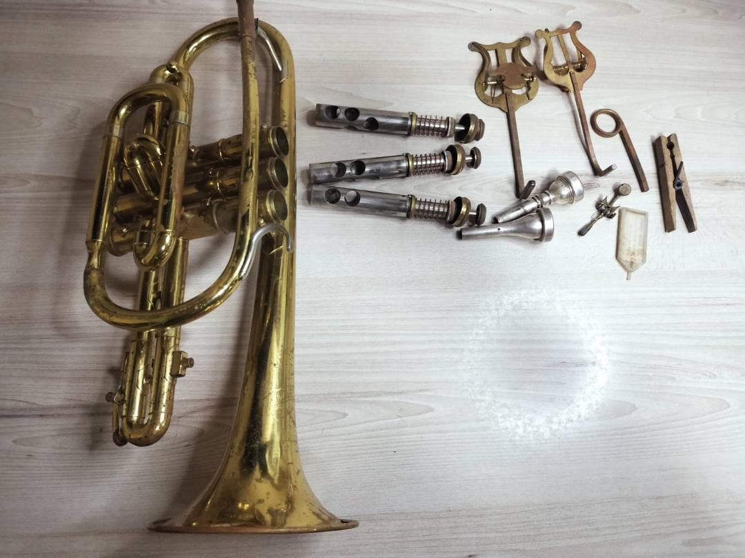 ヴィンテージ 1960年代 オールズ アンバサダー　トランペット　ケースあり　訳