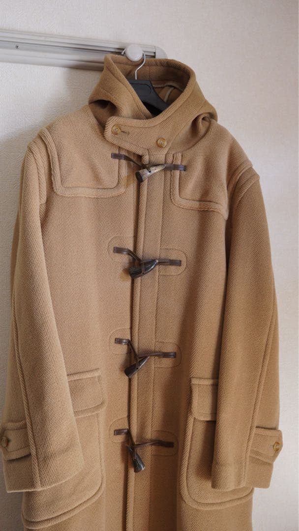 OldEngland モカブラウン　ダッフルコート　ムーアブルック