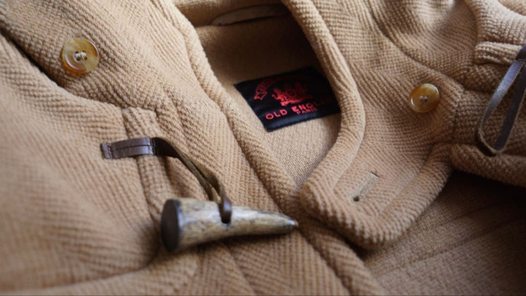 OldEngland モカブラウン　ダッフルコート　ムーアブルック