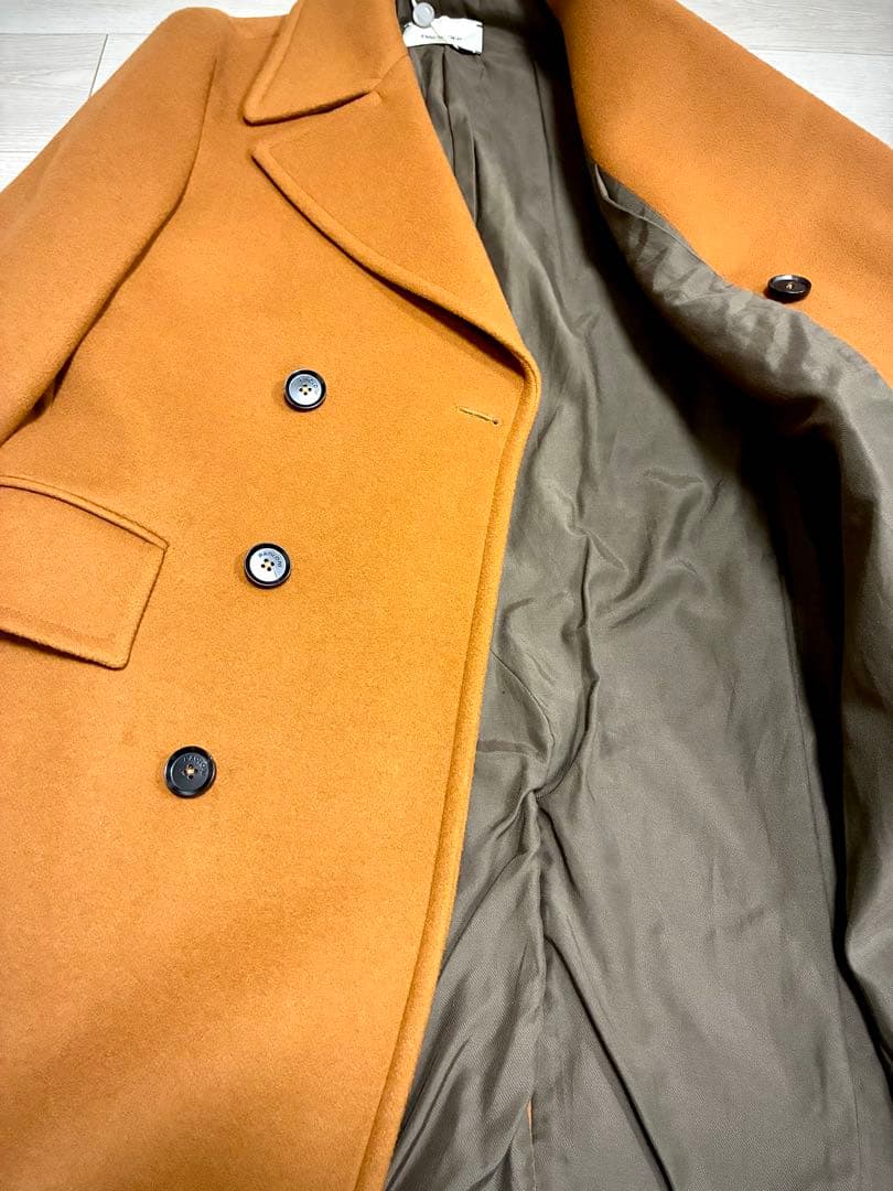 新品16.8万円　パオローニ　PAOLONI ダブル　チェスターロングコート