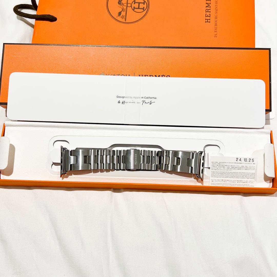 【ひろ】Apple Watch HERMES サティネ グランH 46mm