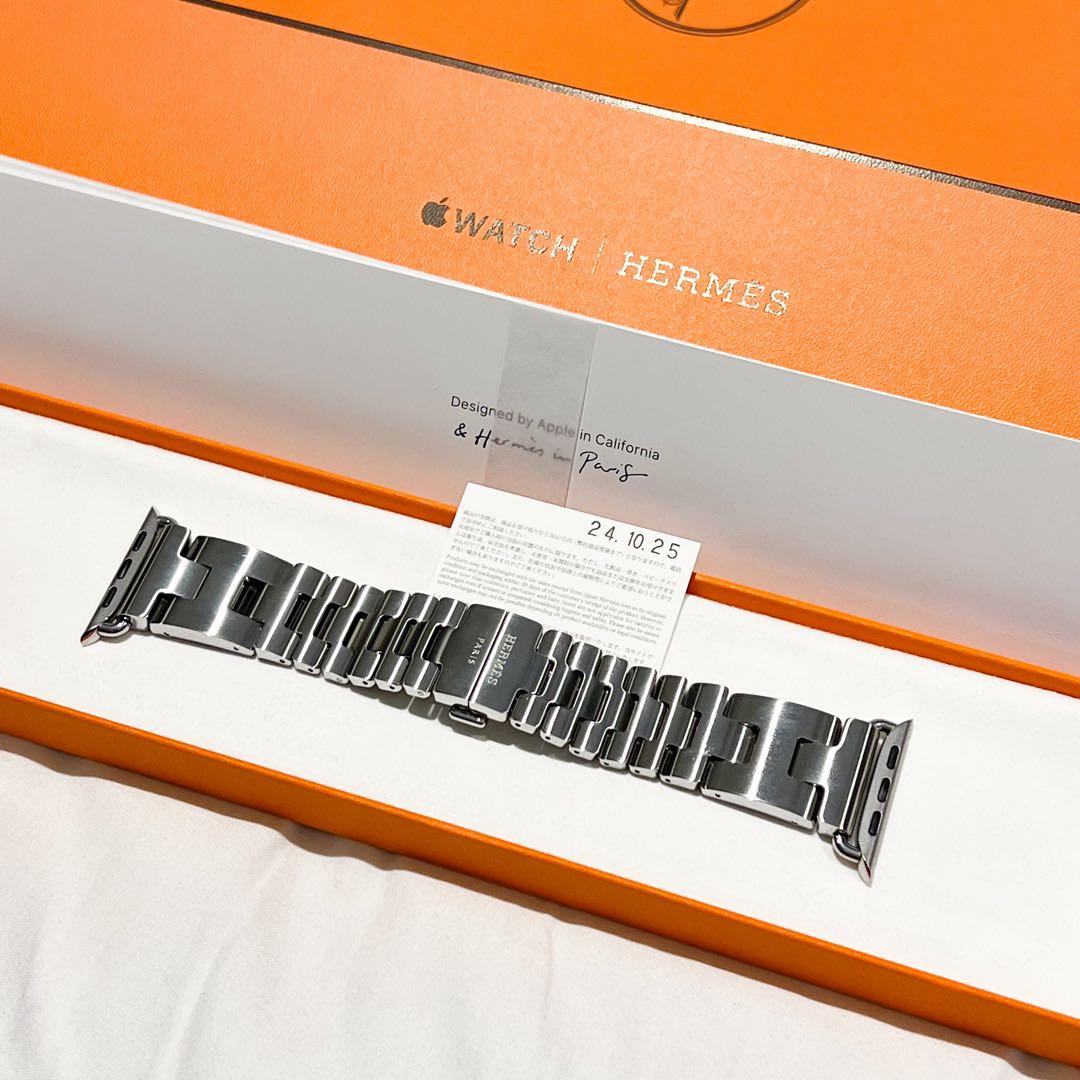 【ひろ】Apple Watch HERMES サティネ グランH 46mm