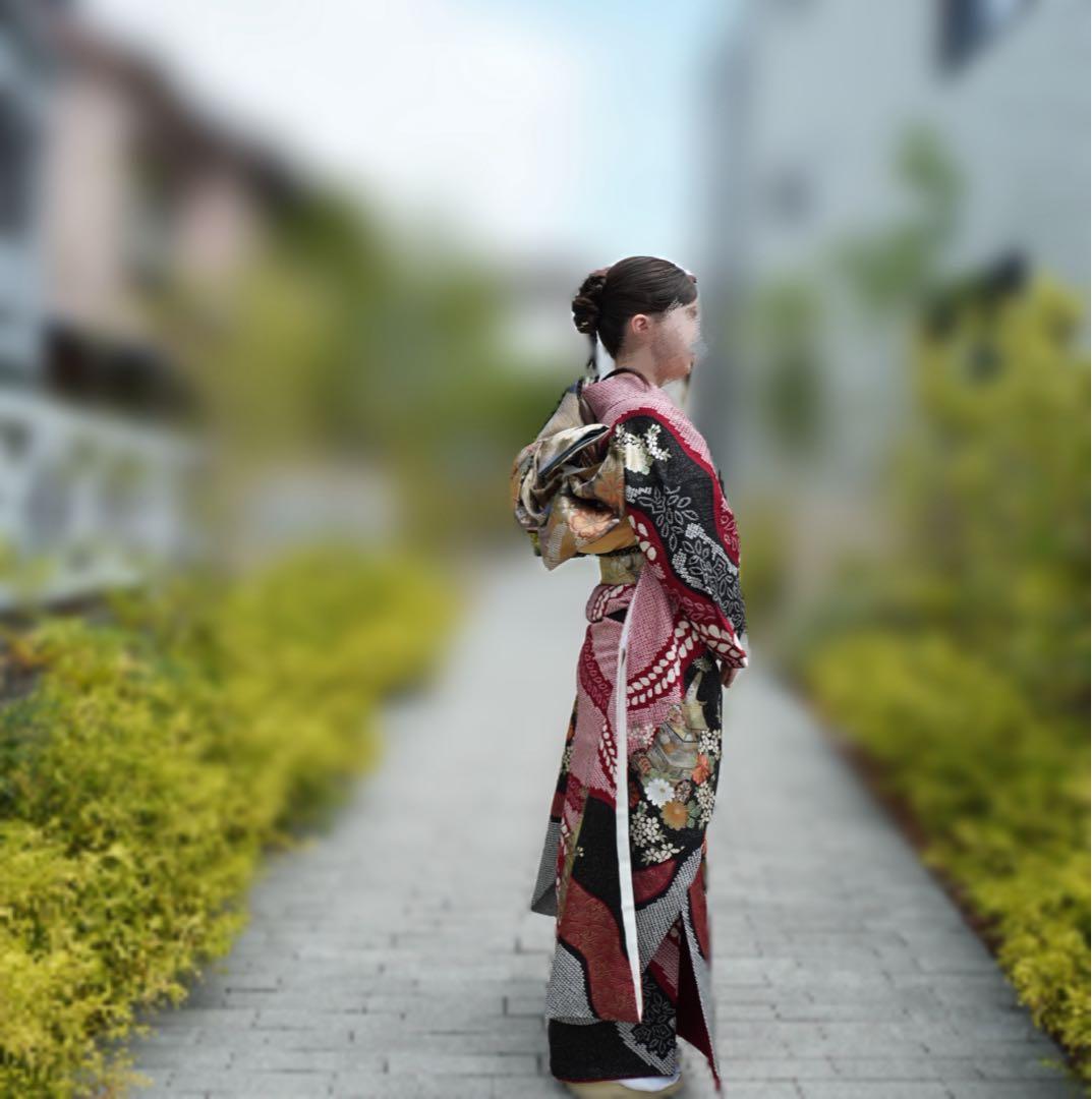 R‪‪⭐︎振袖フルセット【76】　正絹　成人式　卒業式