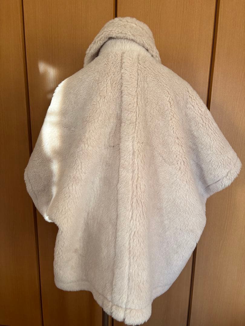 ★新品★12/21までのお値下げ★ ベアポンチョ アルパカ素材 テディ ケープ