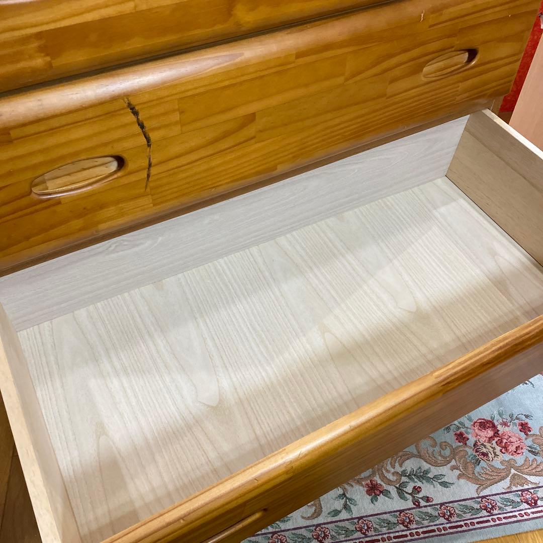 F*o様 【たんす】カントリー調 木製 チェスト　日本製　引き出し　箪笥