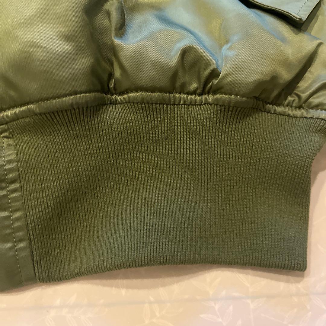 【極美品】アルファインダストリーズ MA-1 XL オリーブグリーン　カーキ