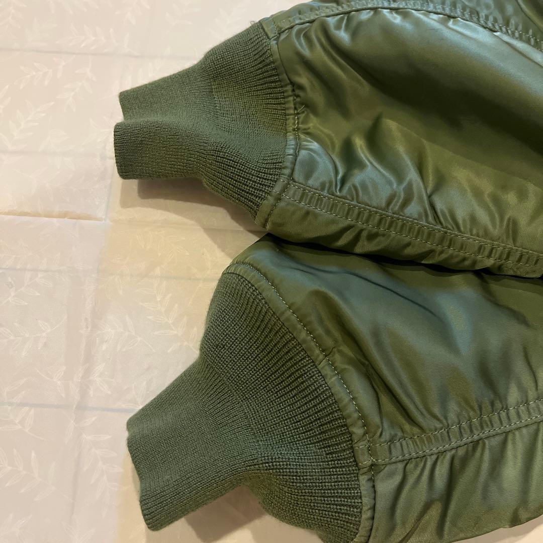 【極美品】アルファインダストリーズ MA-1 XL オリーブグリーン　カーキ