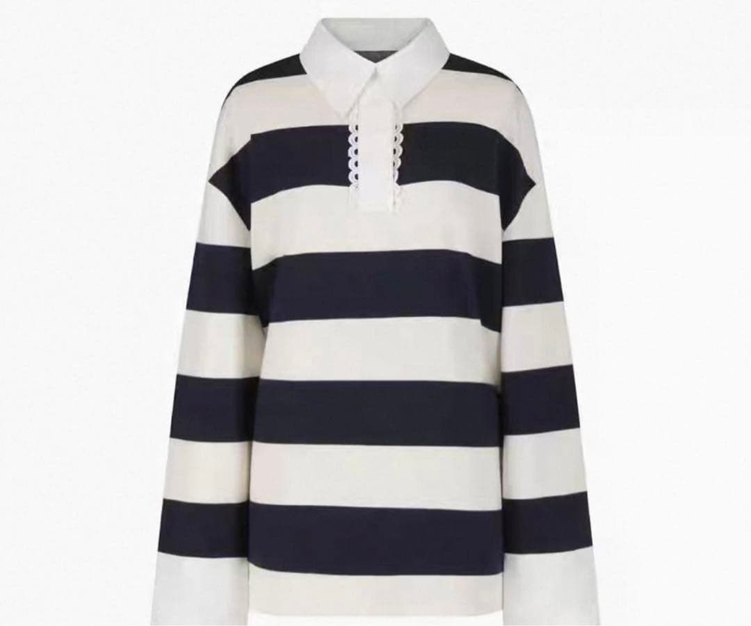 再入荷1点Bibiy. FRANCINE RUGBY TOP ビビィ