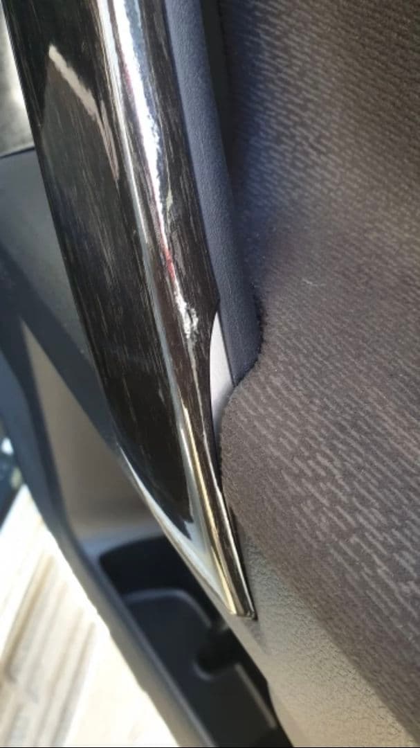 ランドクルーザープラド 150 純正木目調タイプ ドアハンドル ダークブラウン