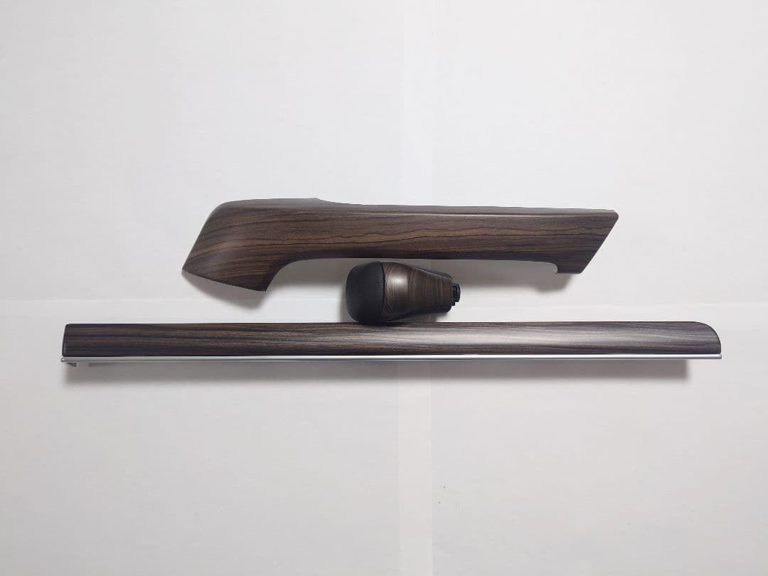 ランドクルーザープラド 150 純正木目調タイプ ドアハンドル ダークブラウン