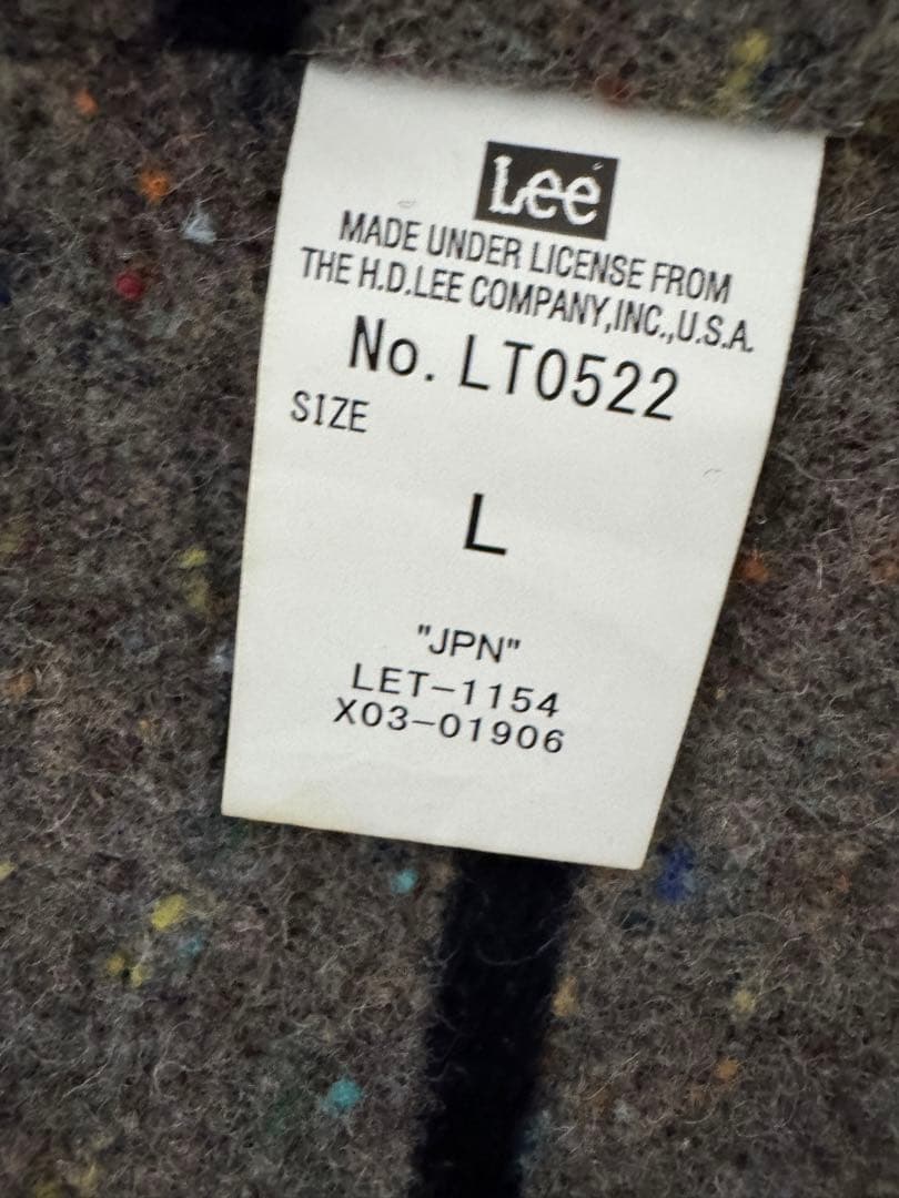 Lee STORMRIDER デニムジャケットLT0522 裏地ブランケット