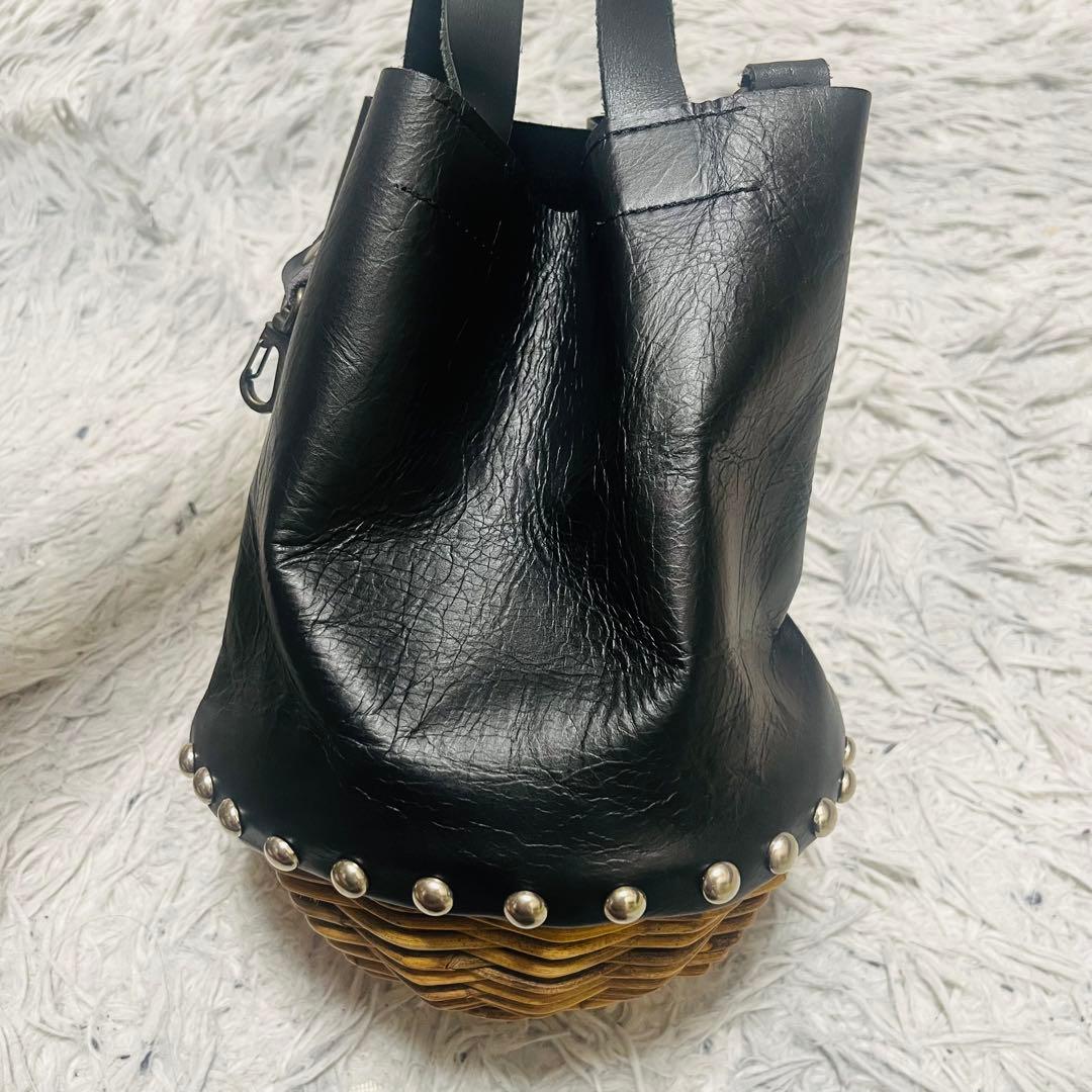 【最終値下げ】 Ribbon b ヴェロニクバスケット かごバッグ