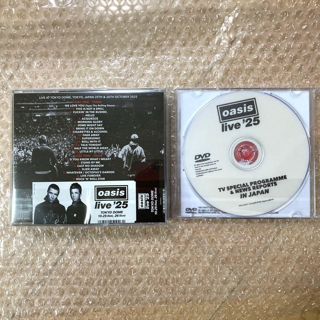 き*ち様 オアシス DEFINITIVE TOKYO DOME 2025 CD