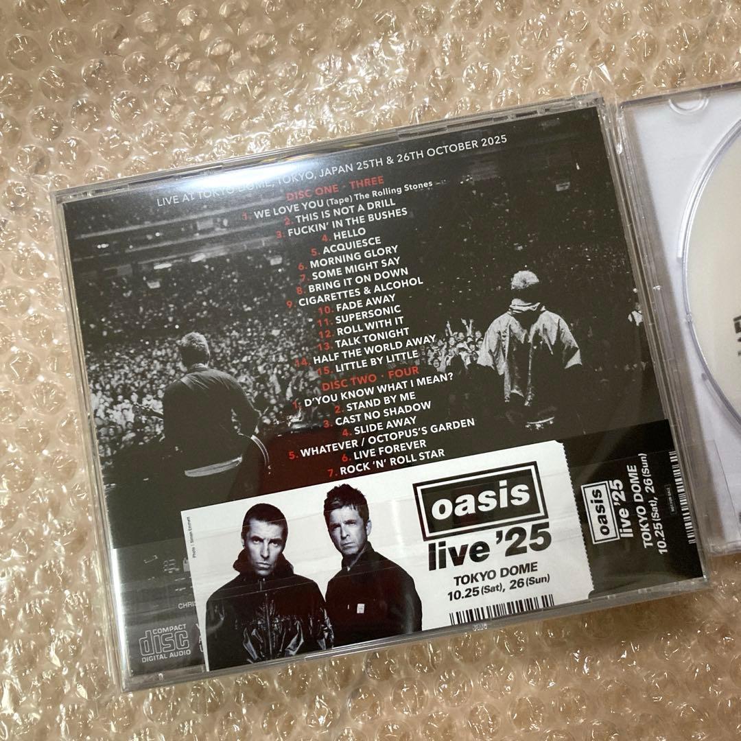 き*ち様 オアシス DEFINITIVE TOKYO DOME 2025 CD